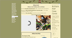 Desktop Screenshot of hikingdude.com